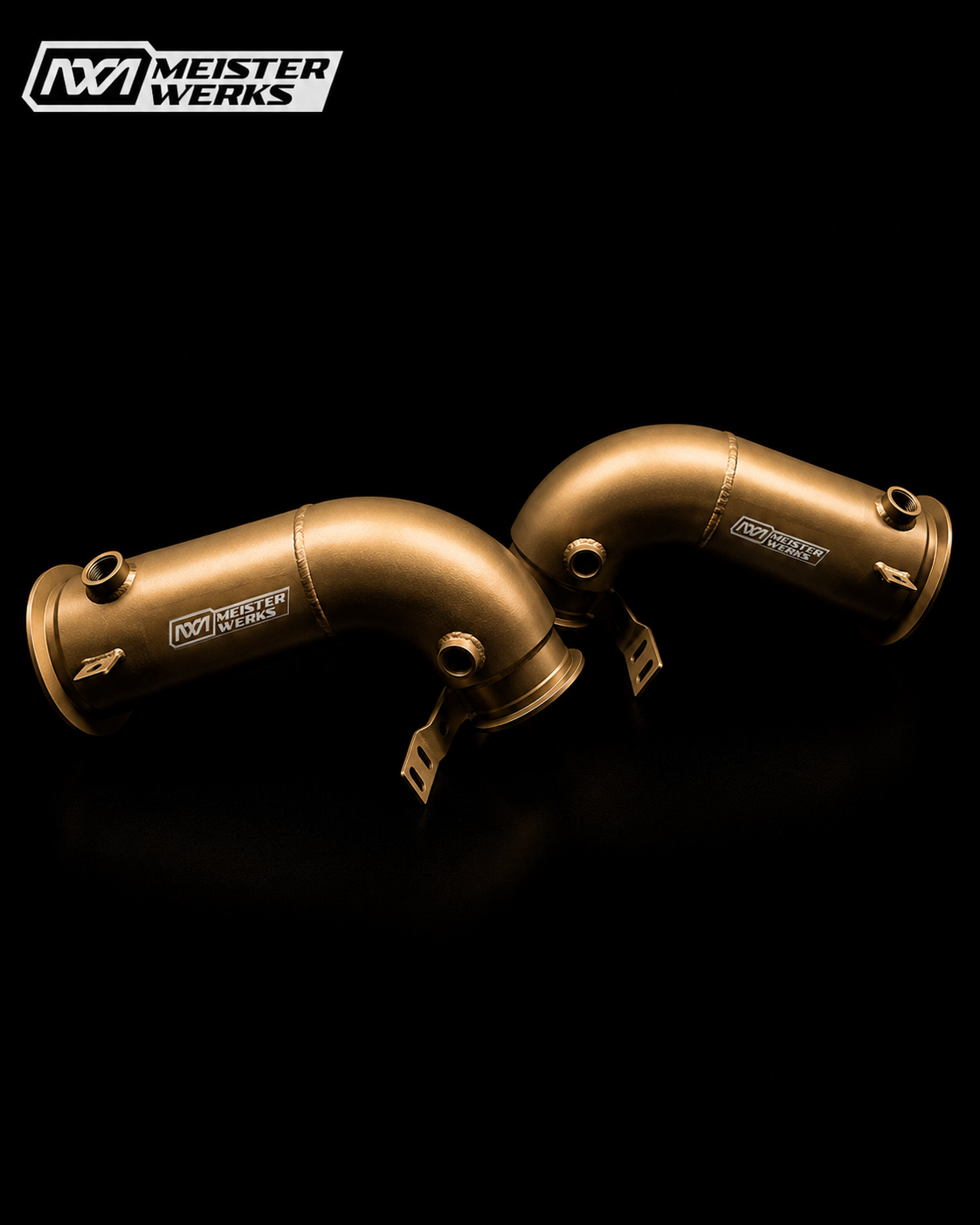 Meisterwerks X5M/X6M Ceramic-Coated Performance Downpipes