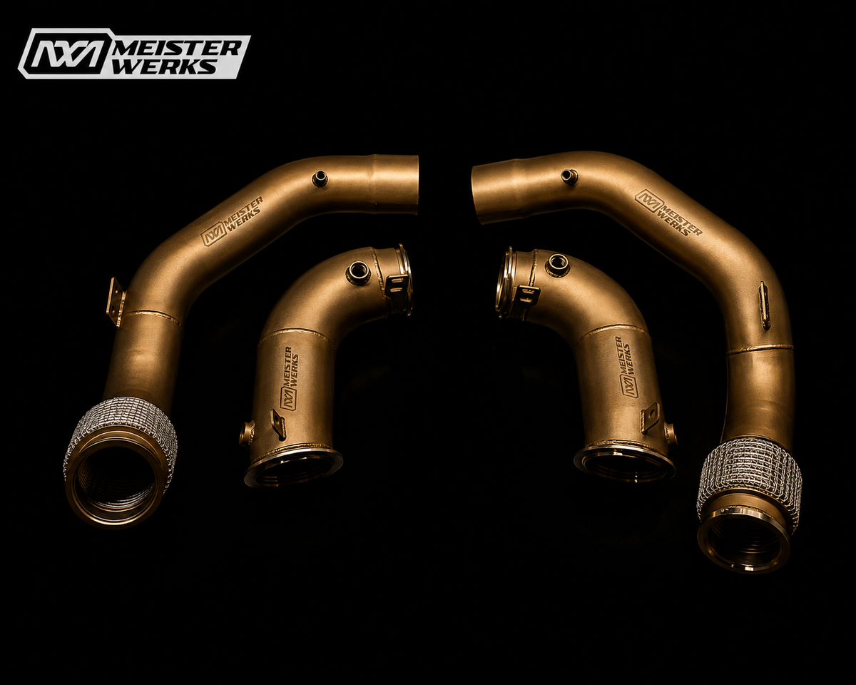 Meisterwerks X5M/X6M Ceramic-Coated Performance Downpipes