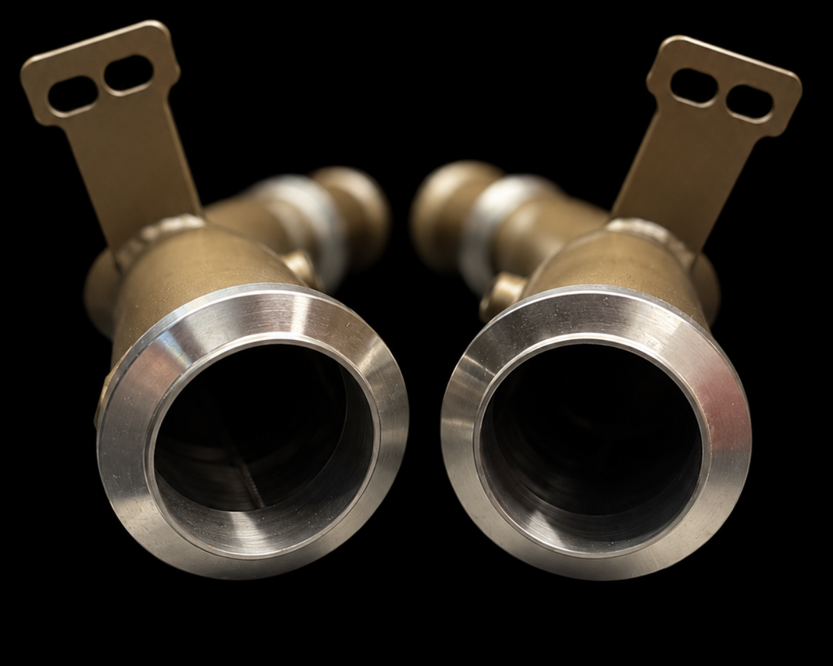 Meisterwerks Ceramic-Coated C43/E43 Downpipes
