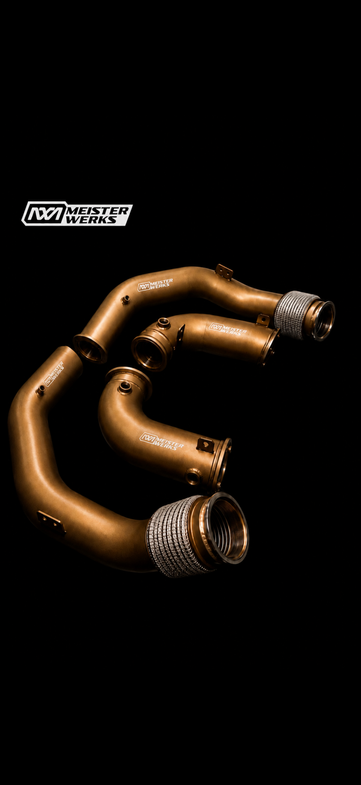 Meisterwerks X5M/X6M Ceramic-Coated Performance Downpipes