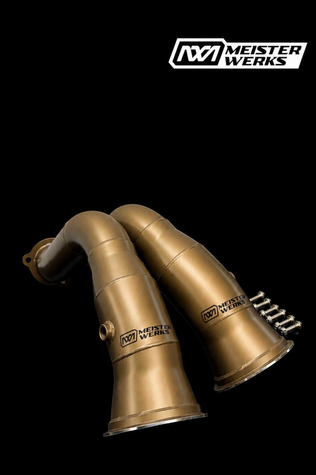 Meisterwerks Lamborghini Urus/Rsq8 Ceramic Coated Downpipes
