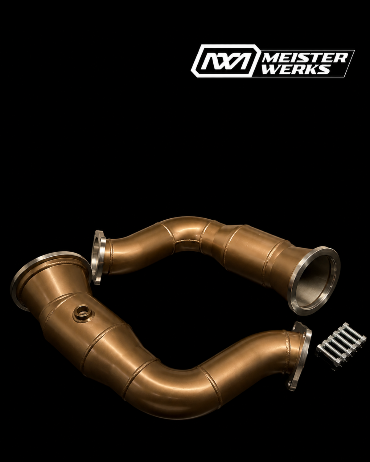 Meisterwerks Lamborghini Urus/Rsq8 Ceramic Coated Downpipes