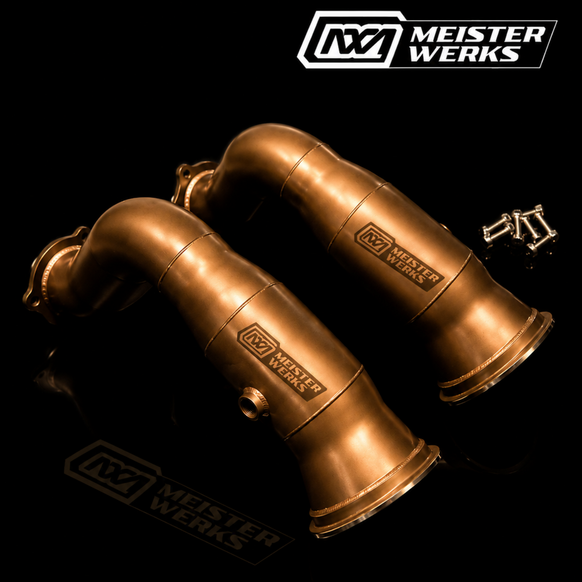 Meisterwerks Lamborghini Urus/Rsq8 Ceramic Coated Downpipes