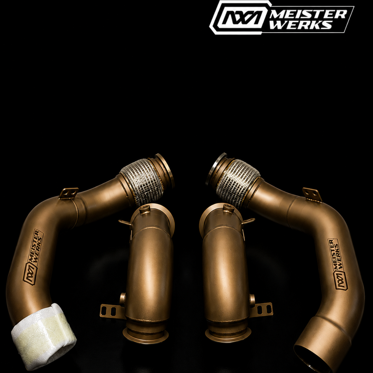 Meisterwerks F90 M5/M8  Ceramic-Coated Performance Downpipes