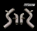 Meisterwerks M177 Stainless Steel Performance Downpipes with Heat Shields  GLE63 & GLS63
